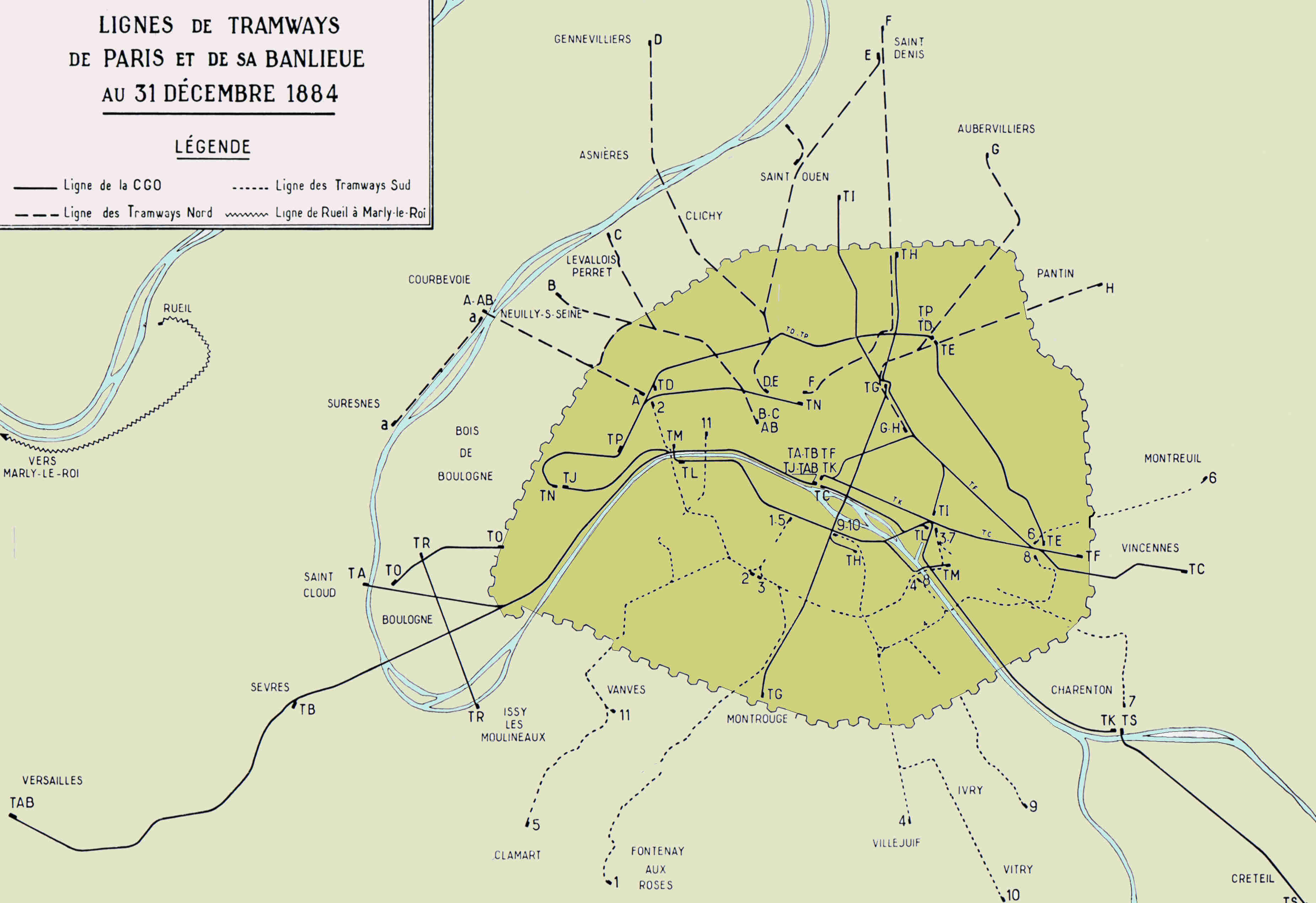 PARIS X° TRAMWAY & Entrée du METRO de la GARE de L'EST animée en 1917 